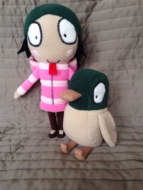 Beautiful handmade Sarah and duck together by ArtsForHearts