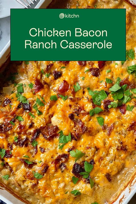 Chicken bacon ranch rice casserole – Artofit