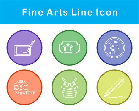 Fine Arts Vector Icon Set 21359404 Vector Art at Vecteezy