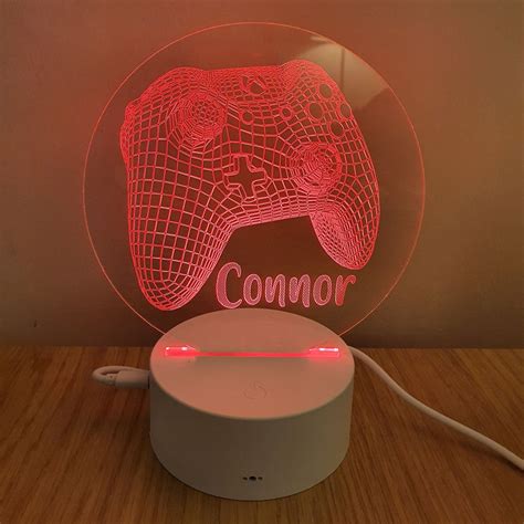 Custom LED XBox controller LED/ Gaming / 3D Lamp/Custom Night | Etsy