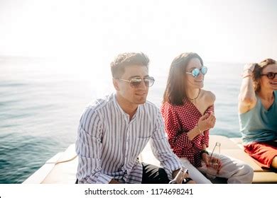 Cheerful People Having Fun Boat Party Stock Photo 1120088654 | Shutterstock