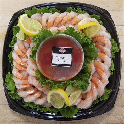 Shrimp Cocktail Platter, Small - Tony's Meats & Market