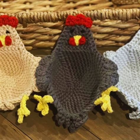 Crochet Chicken Bowl Cozy Chicken Bowl Cozy Housewarming - Etsy