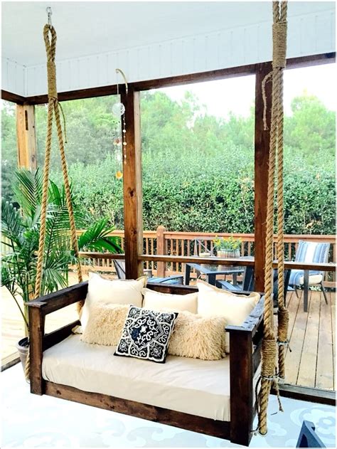 Sway and Enjoy in These DIY Porch Swings