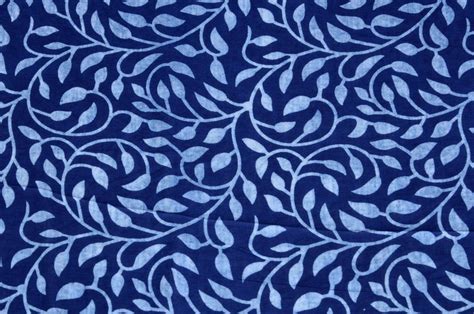 Indigo Fabric Indigo Blue Cotton Fabric Block Printed - Etsy