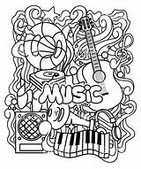 Music Coloring Pages  Print sketch template
