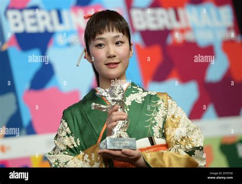 Berlin, Germany. 15th Feb, 2014. Japanese actress Haru Kuroki poses ...