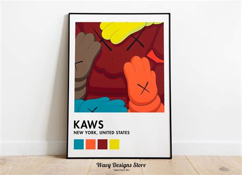 Kaws Poster for sale | Only 4 left at -65%