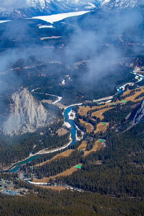 Aerial View of a River Valley · Free Stock Photo