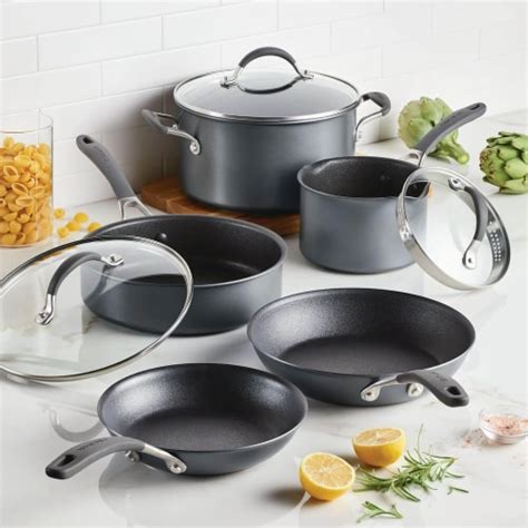 Circulon 81838 A1 Series with ScratchDefense Nonstick Induction Pots and Pans Cookware Set, 1 ...