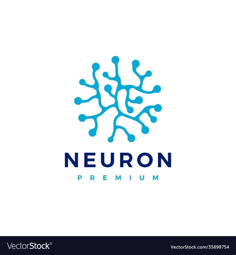 Neuron logo icon Royalty Free Vector Image - VectorStock