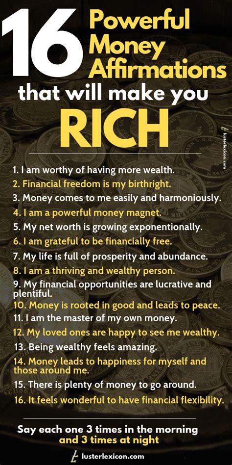 Wealth Affirmations, Morning Affirmations, Positive Affirmations Quotes, Affirmation Quotes ...