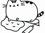Big Fat Cat Coloring Page Pages sketch template