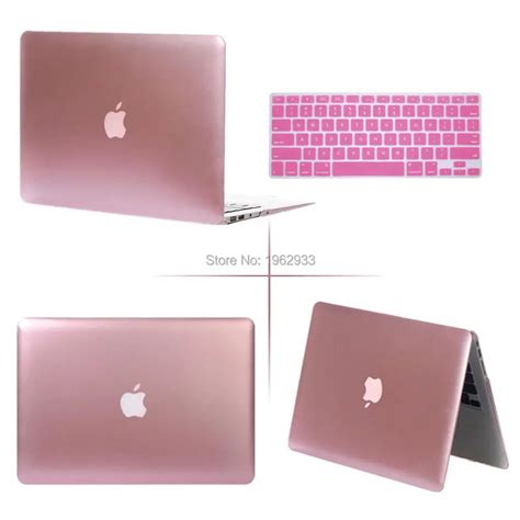 Metallic Rose Gold Glossy Hard Case Keyboard Cover for Macbook Air 11 ...