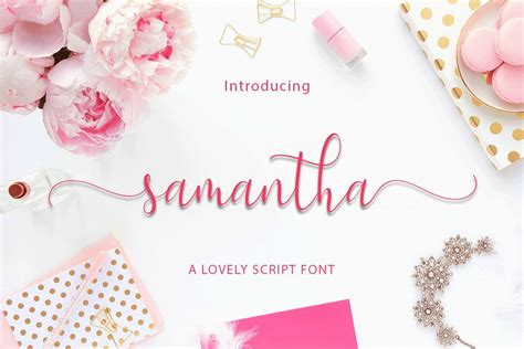 Samantha | Desain, Huruf, Abstrak