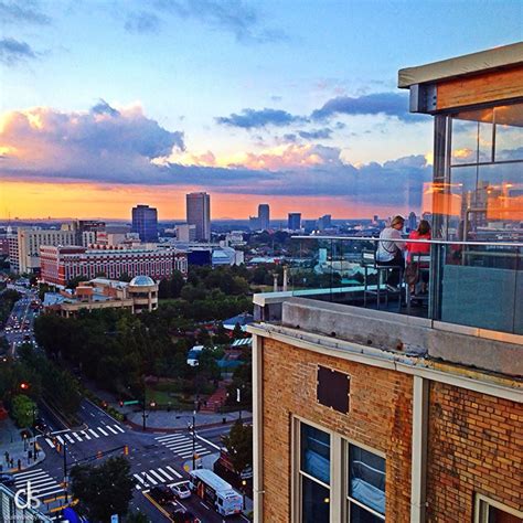 SkyLounge Atlanta at the Glenn Hotel. Photography by Dustin Shelby | Atlanta restaurants, Travel ...