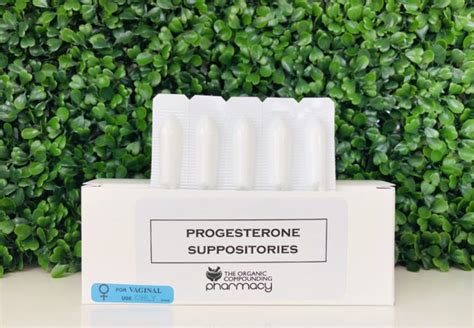 Natural Compounded Progesterone Suppositories - Fertility Treatment