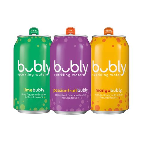 bubly Sparkling Water, Passionfruit Bliss, 12 oz. cans (18 pack) - Walmart.com - Walmart.com