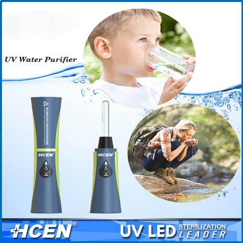 led uv water sterilization portable handheld uv water purifier - HC-PWG06 - HCEN (China ...