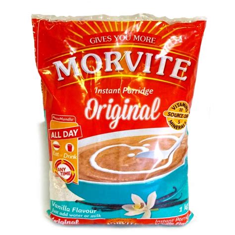 Morvite Instant Porridge Vanilla Flavour 1kg