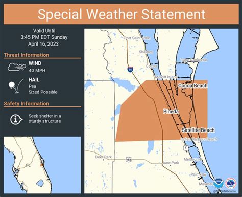 National Weather Service Issues Special Weather Statement for Cocoa ...