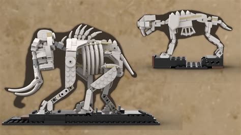 LEGO MOC Mammoth + Saber-toothed cat - Alternative Build for 21320 Dinosaur Fossils by S7evinDE ...