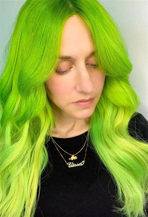 How to Dye Hair Green at Home - Glowsly