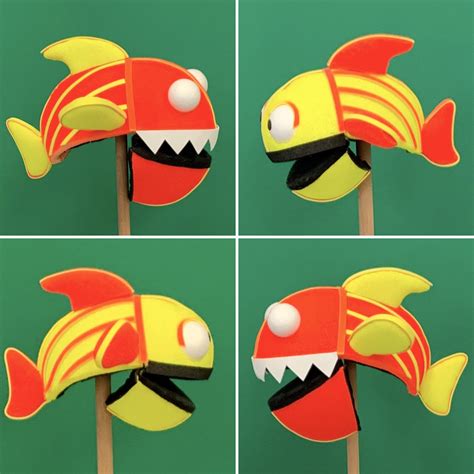 Fish Puppet Foam Core Pattern | Etsy