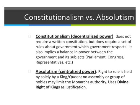 PPT - Absolute Monarchy PowerPoint Presentation, free download - ID:9495070