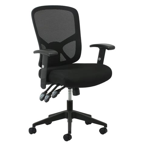 OFM Essentials Collection 3-Paddle Ergonomic Mesh High-Back Office ...