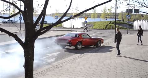 Classic Camaro Burnout Is Slow, Sad, And Ends Poorly: Video