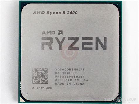 AMD Ryzen 5 2600 Specs | TechPowerUp CPU Database