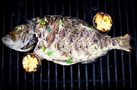 Grilled whole fish • We Count Carbs