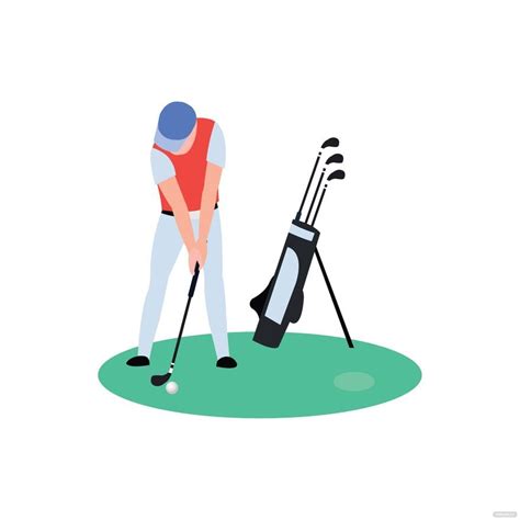 Items Similar To Golf Vector Clipart Eps Ai Cdr Png Golfer | My XXX Hot ...