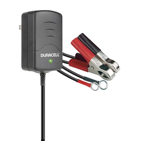 Duracell Battery Charger and Maintainer - AC to DC - 12V - 0.8 Amp Duracell Battery Charger DU77FR