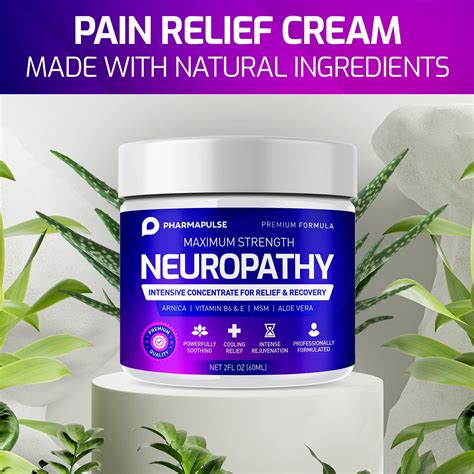 Buy Neuropathy Nerve & Pain Relief Cream – Maximum Strength Pain Cream ...