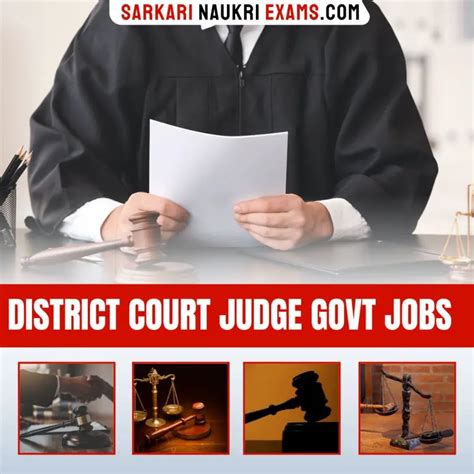 District Court Judge Recruitment 2024 | District Court Judge Govt Jobs ...