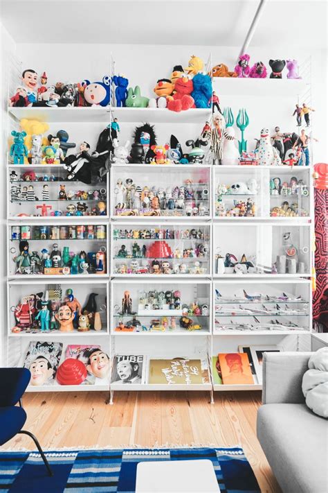 Step Inside This Eclectic Manhattan Loft | Toy collection room, Toy collection display ...