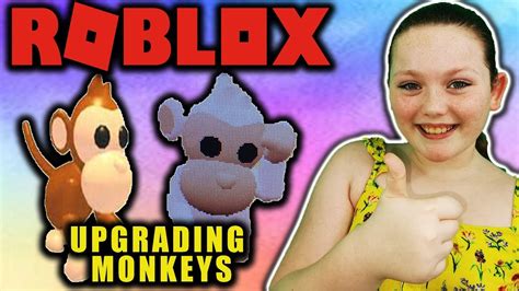 Upgrading Monkeys in Roblox Adopt Me - YouTube