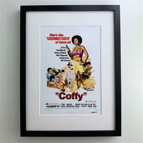 Coffy Film Poster Framed Print Movie Wall Art Graphic | Etsy