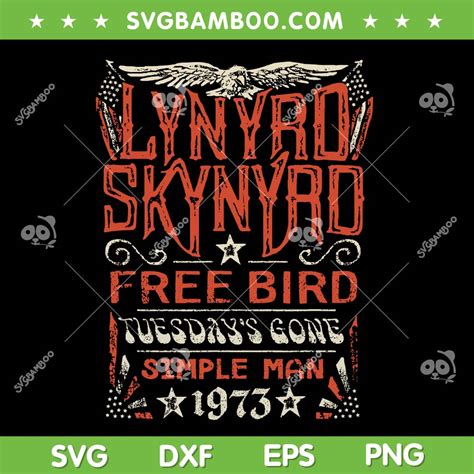 Lynyrd Skynyrd Free Bird SVG, Music Band Lynyrd Skynyrd SVG