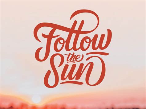 Follow The Sun by Tim Bontan on Dribbble