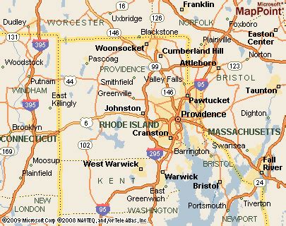 Johnston, Rhode Island Area Map & More