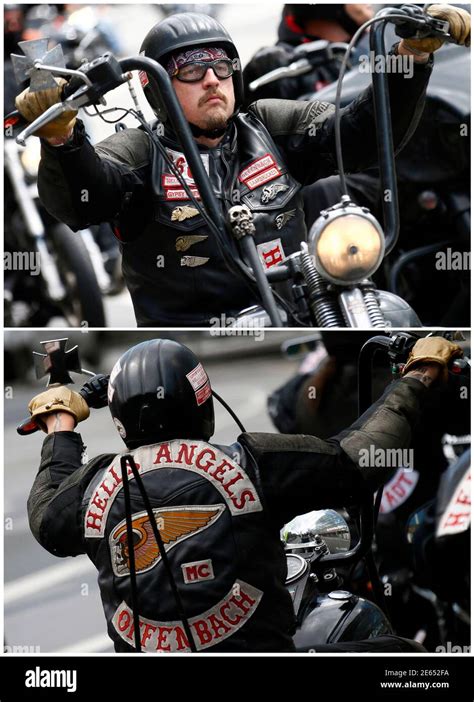 The hells angels motorcycle club Cut Out Stock Images & Pictures - Alamy