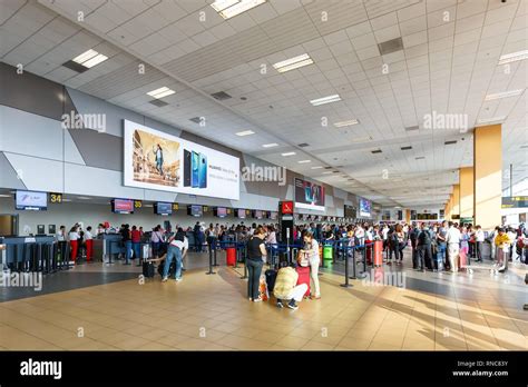 Lima, Peru – February 2, 2019: Terminal of Lima airport (LIM) in Peru ...