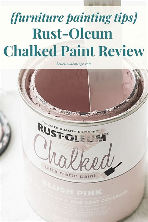 Rust-Oleum Chalked Paint Review - Bellewood Cottage