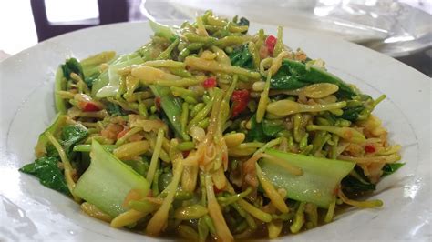 Jess-KITCHEN-Lab: Stir-fried Papaya Flower with Dry Shrimps