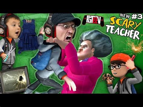 RUINING SCARY TEACHER'S LIFE! The Hot Sauce Spidery Birthday! (FGTeeV ...