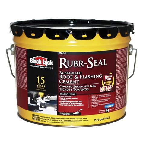 BLACK JACK 2.75-Gallon Waterproofer Cement Roof Sealant in the Roof ...