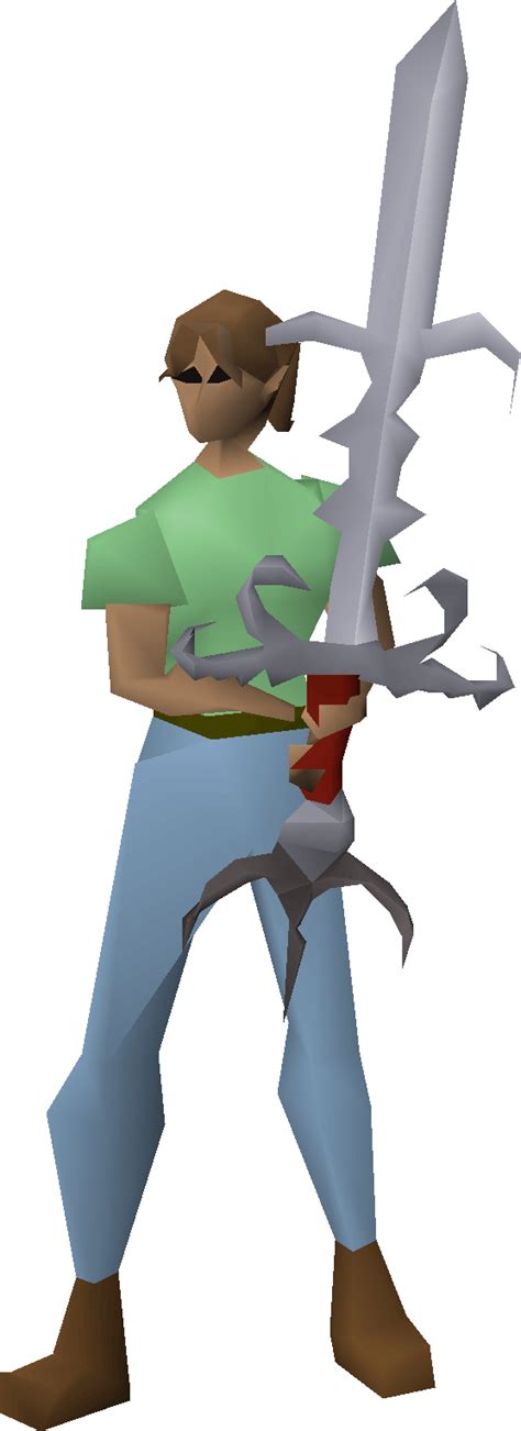 File:Zamorak godsword equipped female.png - OSRS Wiki